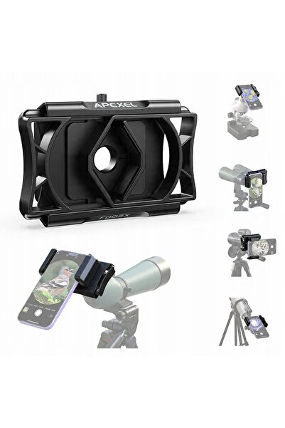 APEXEL Suport de fixare rotativ pentru telescop, microscop, binoclu, lunetă, ...