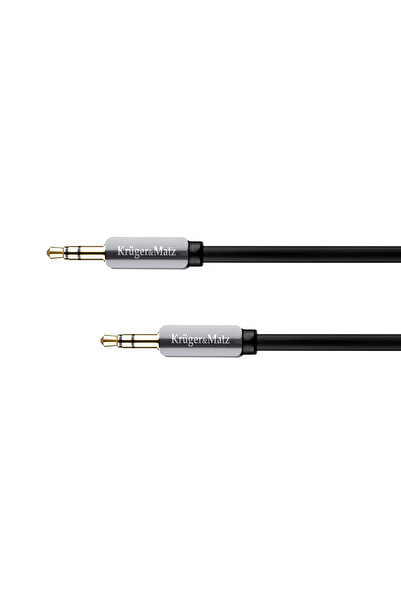 Kruger&Matz Cablu Jack 3.5mm - Jack 3.5mm 1.5m gri (KM0338)