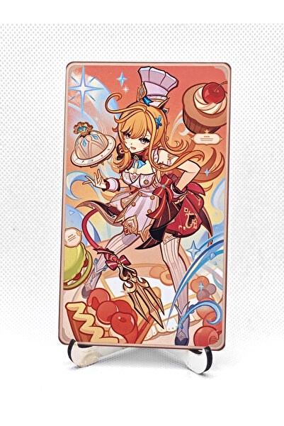 Yenaplanner Genshin Escofier Metal Collectible Card