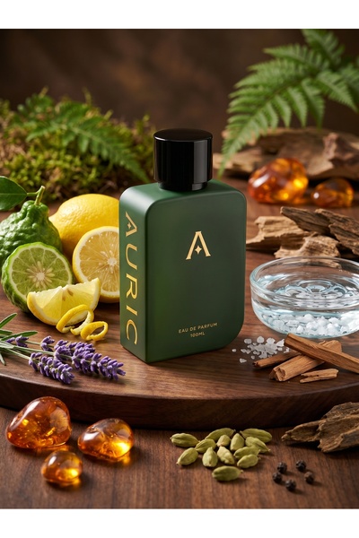 AURIC Al-Khashab EDP – 100ml Premium Men’s Niche Perfume – Fresh Ozonic, Clea...