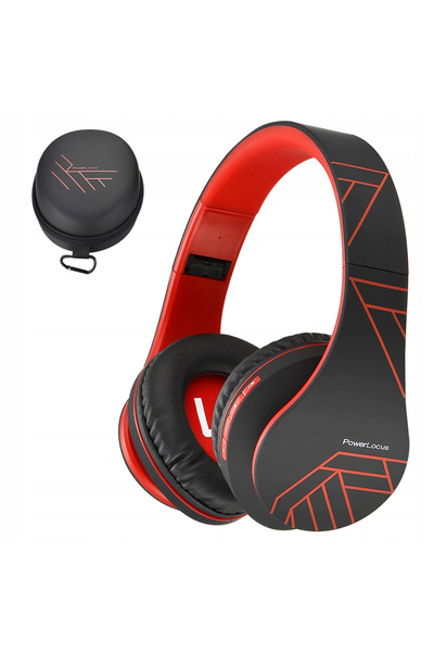 PowerLocus Căști Bluetooth P2 Negru/Roșu