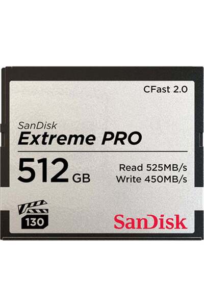 SanDisk Extreme Pro 512 Gb Cfast 2.0