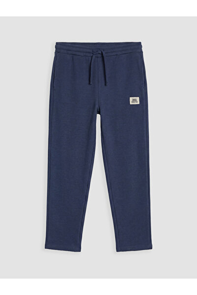 LC Waikiki Navy Blue Boys' Sweatpants with Elastic Waist