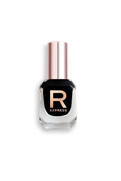 Makeup Revolution London Express, Nail Polish, Midnight Black, 10 ml