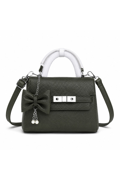 mothers dream Women’s Mini Top-Handle Crossbody Bag with Bow Charm