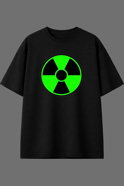 VSRN Μπλουζάκι με σχέδιο Green Radiation, με προεκτυπωμένο μαύρο σχέδιο, σε μ...