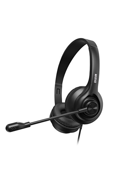 MARVO Căști HP1001, căști cu microfon, reglare a volumului, negre, 2 x 3.5 mm...