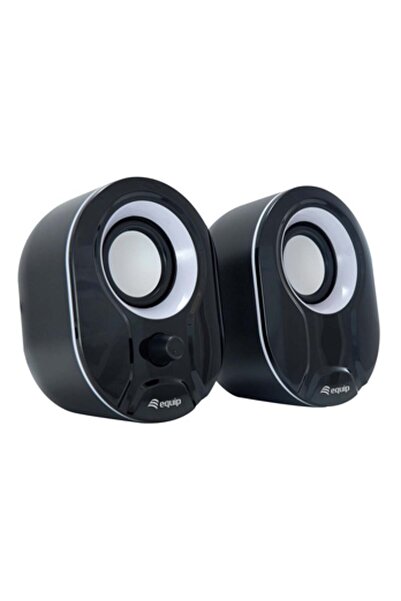 EQUIP Stereo-USB2.0-Lautsprecher f√ºr Notebook/PC sw/ws