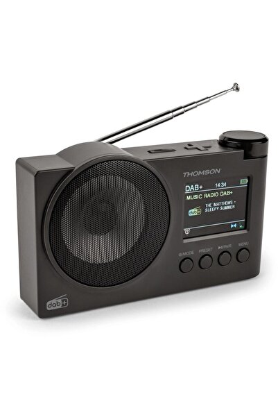 THOMSON Radio portabil FM DAB+ cu funcții Bluetooth USB RT400DABBTBK