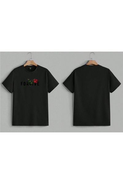 EFEVRA Forgive Printed Rose Oversized T-Shirt