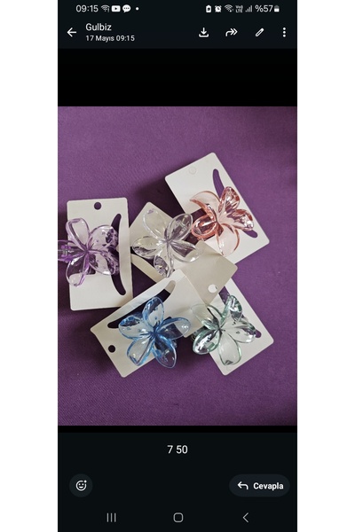 NO BRAND Lotus flower shaped hair clip