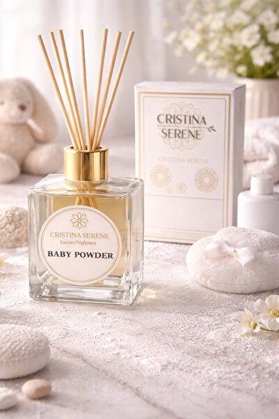 Cristina Serene Αρωματικό Χώρου Reed Diffuser Baby Powder 200ml