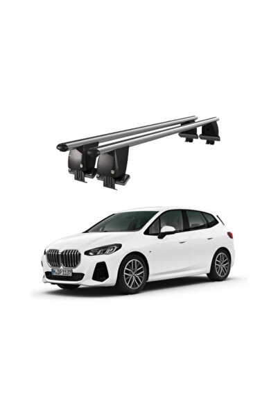 OEM Aluminum car trunk crossbars compatible with smooth roof BMW 2 Series Act...
