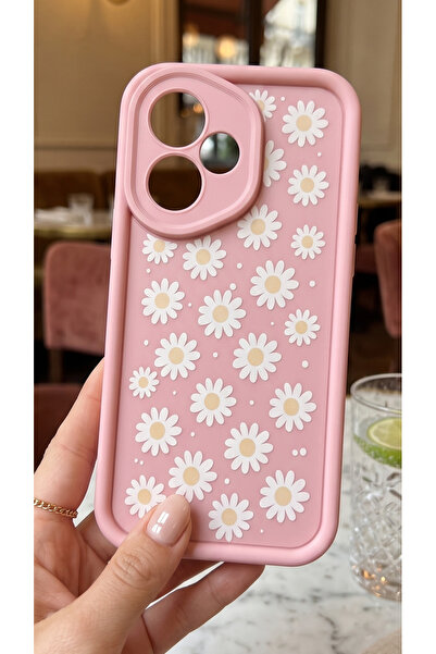 TechTrove Honor 400 Papatya Desenli Silikon Telefon Kılıfı Darbe Korumalı Sof...