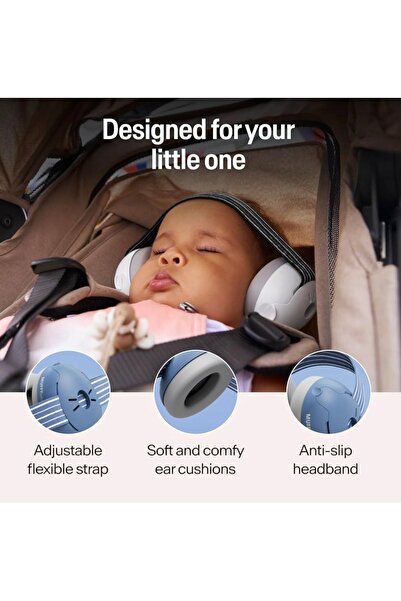 Alpine Muffy Baby Bebek Kulak Koruyucu Kulaklık – Gürültü Önleyici Kulak Tıkacı Etkili Koruma – 0-36 Ay Bebek Kulaklığı