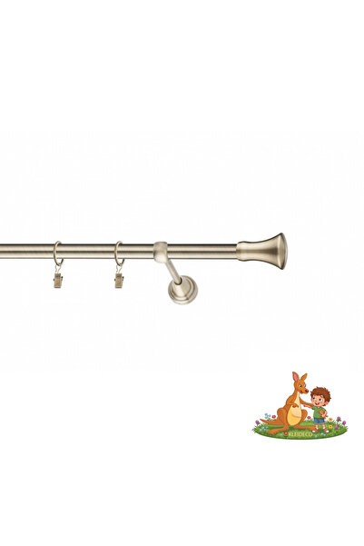 KLEIDECO Galerie simpla perdea Italia, Metal, Diametru 19mm, Capete Asti, 160...