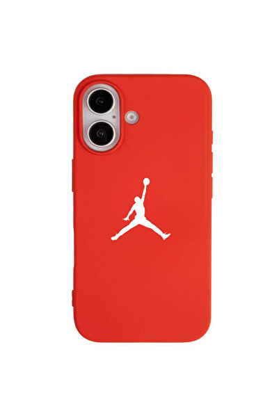 Casen iPhone 17 Kırmızı Lansman Renkli Silikon Premium Basketbol Kılıf