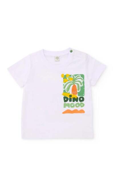 Tuc Tuc Boy's Printed T-Shirt 2-8 Years White