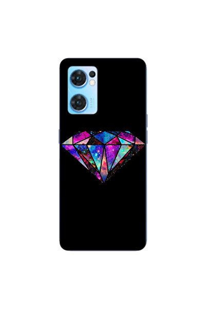OEM Husa compatibila cu Oppo Reno 7 5G Silicon Gel Tpu Model Diamond Black