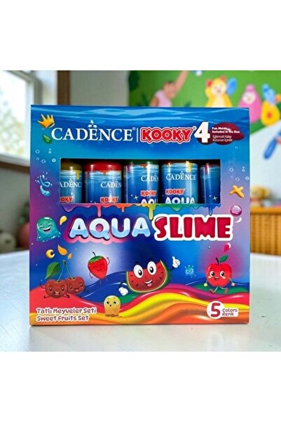 Cadence Kooky Aqua Slime Tatlı Meyveler Seti 5 Renk