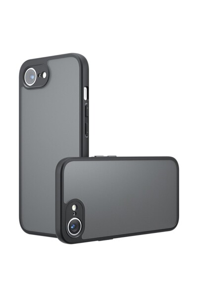 sscase Color Frame Σκληρή Θήκη Matte Black (Apple iPhone 16e/17e)