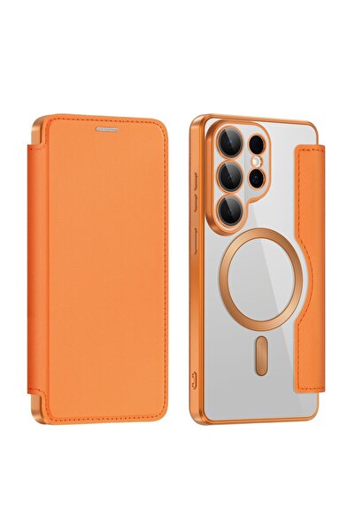 sscase Straight MagSafe Θήκη Βιβλίο Orange (Samsung Galaxy S26 Ultra 5G)