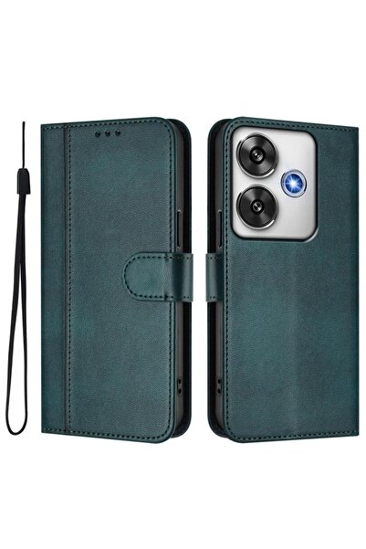 sscase Line Θήκη Πορτοφόλι Dark Green (Xiaomi Poco F6 5G)