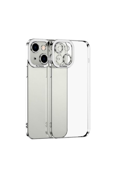 sscase Electroplated Θήκη Σιλικόνης Silver (Apple iPhone 15)