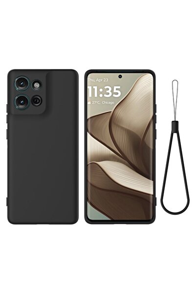 sscase Solid Color Θήκη Σιλικόνης Black (Motorola Moto G75 5G)