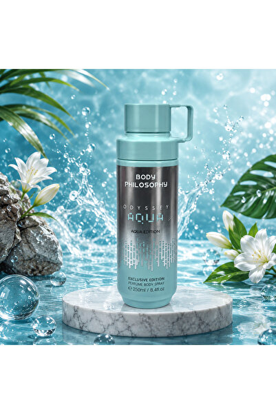 ODYSSEY Parfum Body Mist Damă Aqua Edition 250ML, Aromă Fresh Acvatică și Elegantă