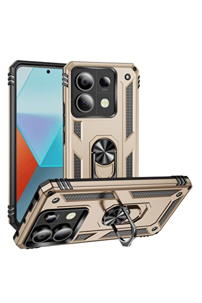 sscase Shockproof Σκληρή Θήκη με Δαχτυλίδι Gold (Xiaomi Redmi Note 13 Pro 5G/...