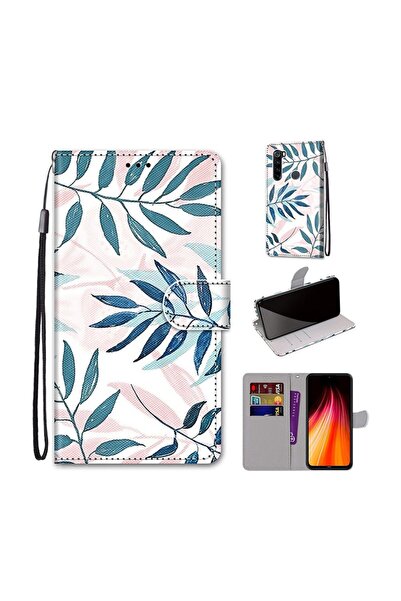 sscase Coloured Drawing Cross Texture Θήκη Πορτοφόλι Pink Green Leaf (Xiaomi ...