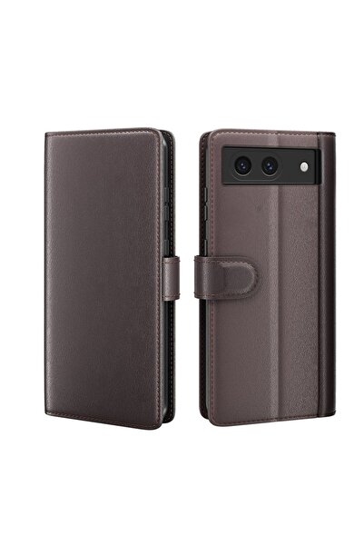 sscase Genuine Leather Θήκη Πορτοφόλι Brown (Google Pixel 8a 5G)