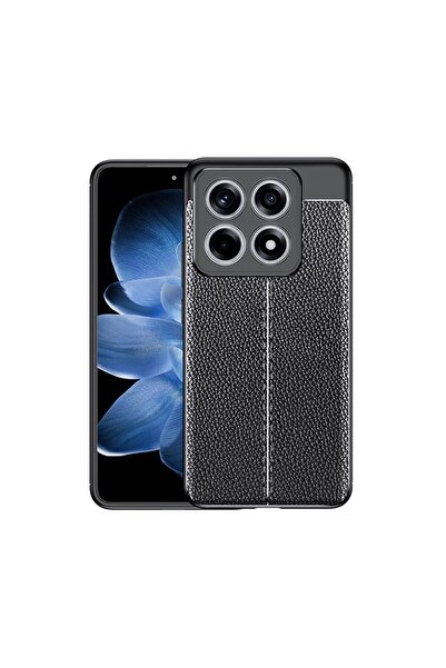 sscase Litchi Texture Θήκη Σιλικόνης Black (Xiaomi 14T Pro 5G)