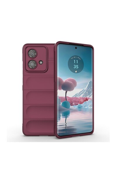sscase Magic Shield Θήκη Σιλικόνης Wine Red (Motorola Edge 40 Neo)