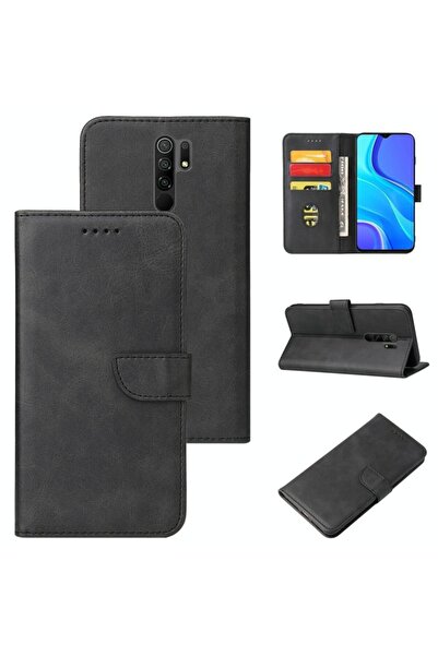 sscase Classic Calf Texture Θήκη Πορτοφόλι Black (Xiaomi Redmi 9)