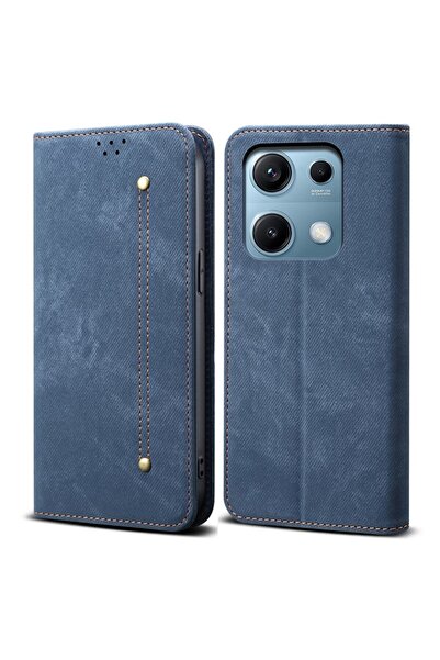 sscase Denim Texture Θήκη Βιβλίο Blue (Xiaomi Redmi Note 14S 4G)