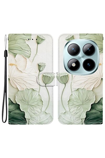 sscase Colored Drawing Θήκη Πορτοφόλι Lotus (Xiaomi Redmi Note 15 Pro Plus 5G...