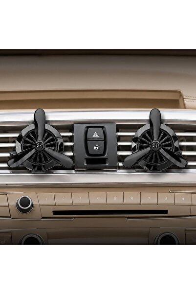 Auto Family FZE مجموعة من 2 مشبك معطر هواء فاخر للسيارة - معطر جو بتصميم مروح...