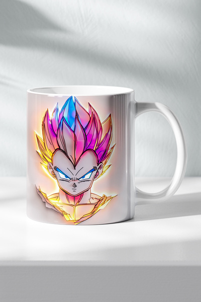 DekorHane Dragon Ball Anime Figured Porcelain, Son Goku Vegeta Themed, Gift T...