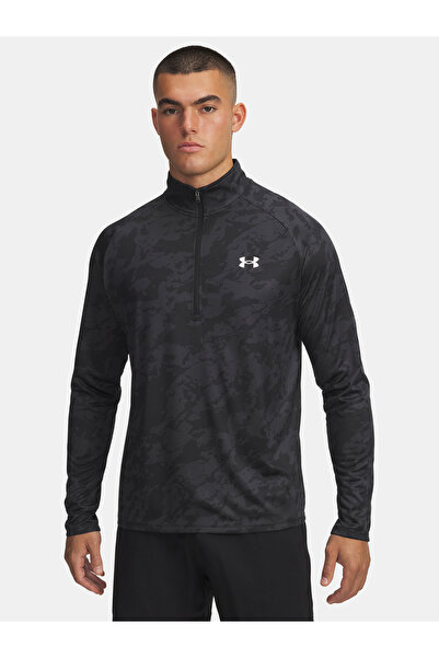Under Armour Tricou bărbătesc UA Tech 2.0 1/2 Zip-BLK