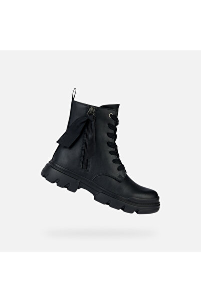 Geox Pantofi negri de damă până la gleznă Junette Girl