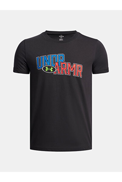 Under Armour Tricou băieți UA OVERLAY WM SS-BLK