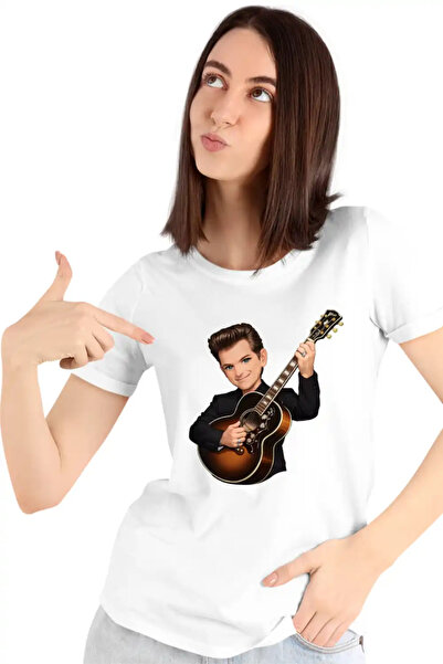 OEM Tricou Femei Chris Isaak Guitar