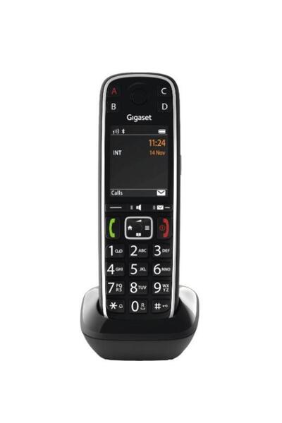 GIGASET Безжичен DECT телефон E720HX, Bluetooth, Хендсфри (Сив/Черен)