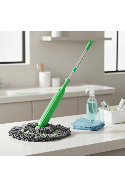 OEM Mop cu Stoarcere Rapidă și Rotire 360° Microfibră Super Absorbantă, Desig...