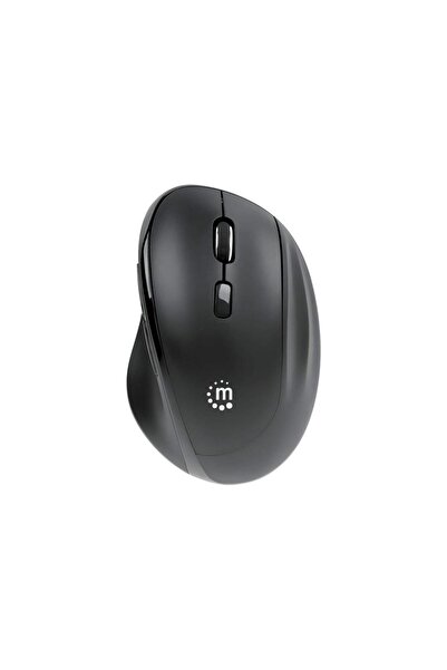 MANHATTAN Mouse Ergonomic, Wireless, USB-A, USB-C (Negru)
