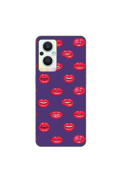 OEM Husa compatibila cu Oppo Reno7 Lite Silicon Gel Tpu Model Buze Pattern