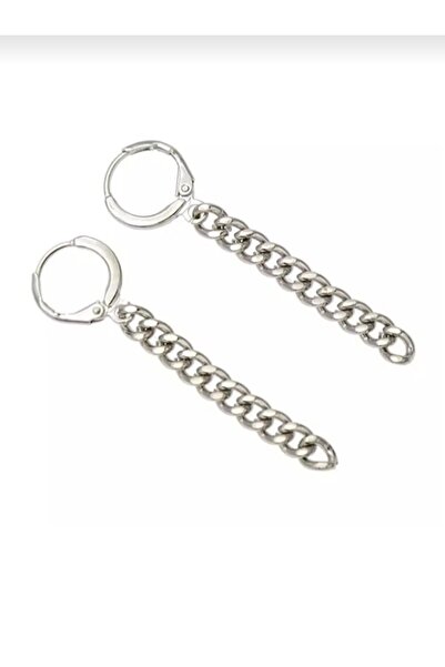Corvus kolye&bileklik Gothic Punk Chain Earrings