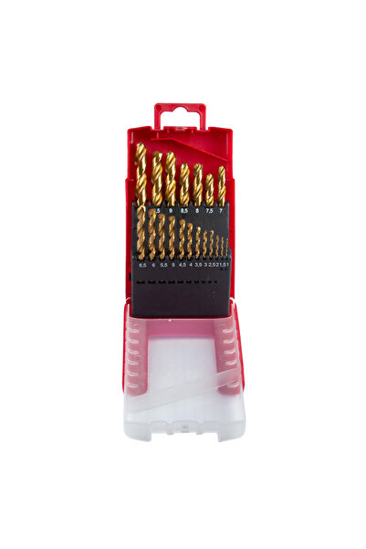 Raider Power Tools Set 19 burghie HSS+TIN ø 1.0 – 10.0 mm